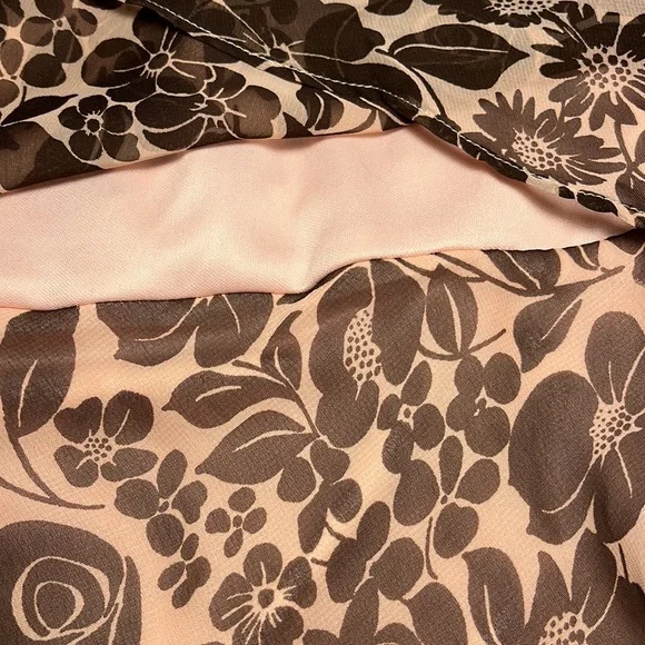 KSL Karin Stevens Ruffled Layered Floral Skirt - Picture 3 of 4